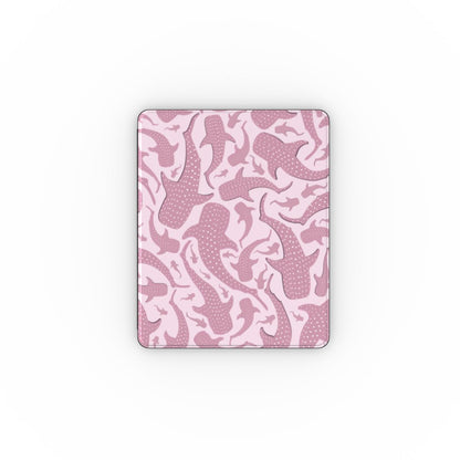 Pink Whale Shark iPad case front cover
