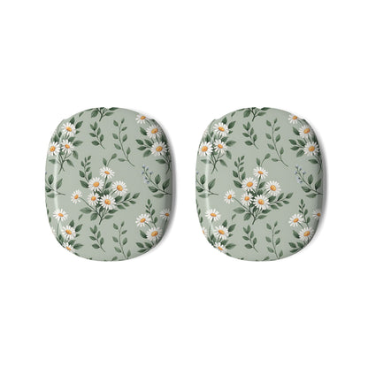The two Sage Daisy AirPods Max ear cup shells shown on their own