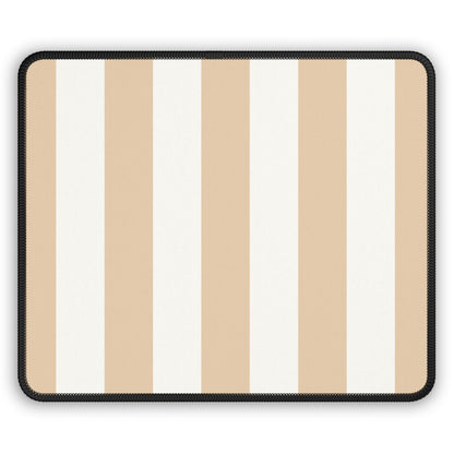 Sand cabana stripe mouse mat laid flat