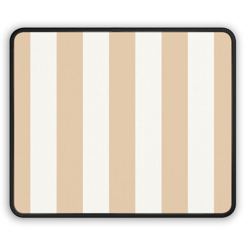 Sand cabana stripe mouse mat laid flat