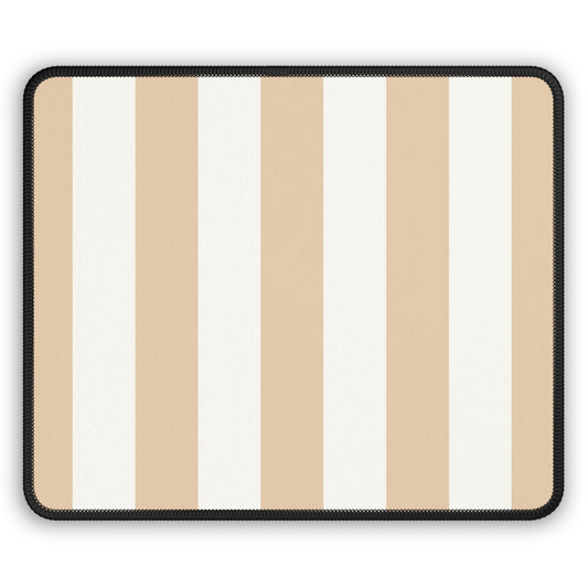 Sand cabana stripe mouse mat laid flat
