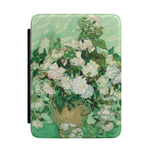 Van Gogh Roses Kindle Case | White Rose Paperwhite Cover