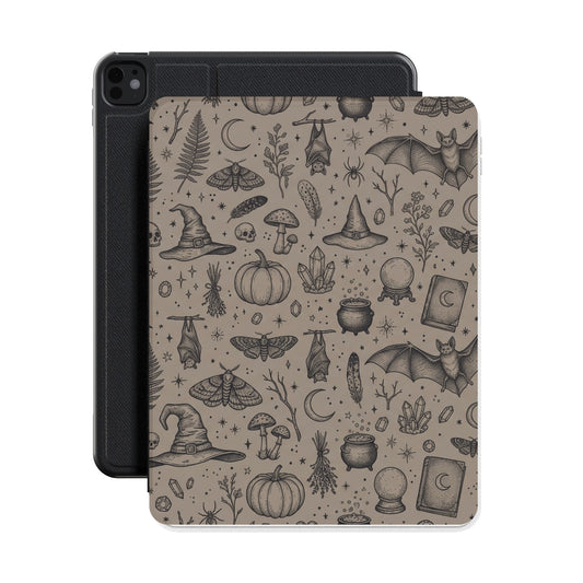 Witchy Sketchbook iPad case on an iPad